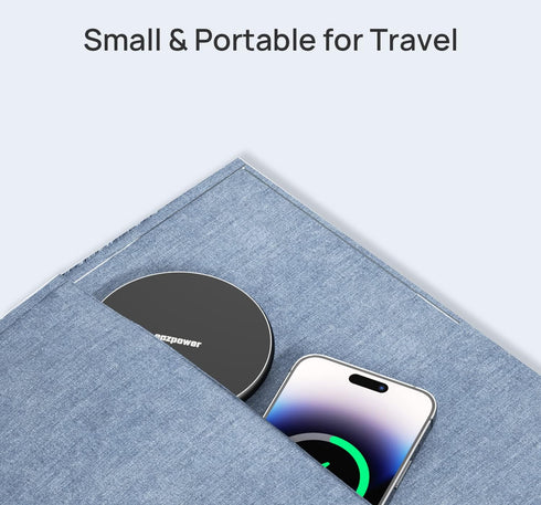 Wireless Charger for Thick Cases of 10MM/Popsocket/OtterBox, Phone Charger Pad, 15W Max Wireless Charging Pad Compatible with iPhone 15 Pro Max/14...