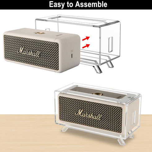 TXEsign Acrylic Desktop Stand Holder for Marshall Emberton & Emberton II Portable Bluetooth Speaker, Table Holder Display Shelf for Marshall Ember...