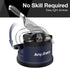 AnySharp Knife Sharpener, Hands-Free Safety, PowerGrip Suction, Safely Sharpens All Kitchen Knives, Ideal for Hardened Steel & Serrated, World's B...
