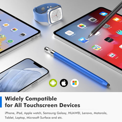 MEKO 3 in 1 Stylus Pens for Touch Screens, High Sensitivity & Precision Capacitive Stylus Pencil for Apple iPad iPhone Tablets Samsung Galaxy All ...