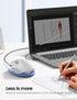 Mouse Jiggler, Undetectable Mouse Mover Device, Widened and Ultra Slim Physical Mouse Wiggler Keeps The Mouse Moving, Mouse Shaker for Work-from-H...