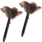 Extendable Ostrich Feather Duster for Dusting, Soft & Natural Feather Cleaning Tool with Adjustable 15-Inch Handle, Eco-Friendly and Reusable Hand...