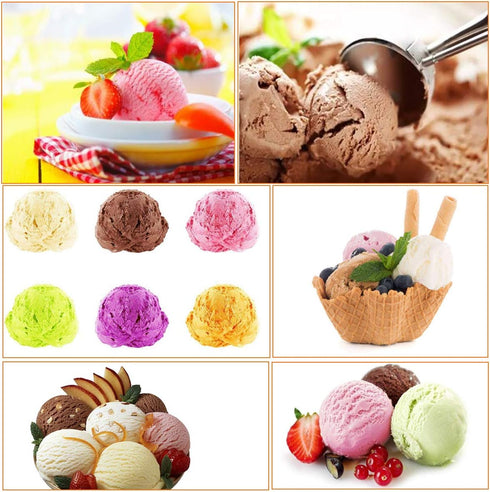 Cookie Scoop Set - #60/1 Tbsp, #40/2 Tbsp, #20/ 3Tbsp - 3 PCS Cookie Scoops for Baking Set of 3 - Cookie Dough Scoop - Made of 18/8 Stainless Stee...