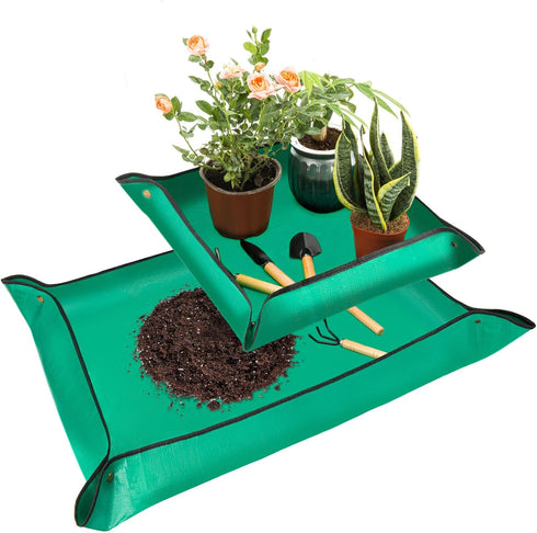 2PCS Repotting Mat, Excellence Indoor Waterproof Plant Transplanting Mat, Professional Gardening Mat Supplies...