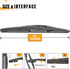 AUTOBOO 14 Inch Rear Wiper Blade Replacement for 06-21 Subaru Forester Outback, 07-11 Honda CRV, Fit,14-17 Acura MDX,RDX, Infiniti QX70, FX50,EX37...