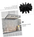 2pcs Chimney Brush Chimney Cleaning Brush Vent Brush Drill Cleaning Brush Chimney Sweep Drill Attachment Replacement Air Duct Cleaner Cleaning Bru...