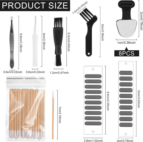 8pcs USB C Dust Covers, USB C Charging Port Covers USB C Anti Dust Plug Anti-Lost USB C Port Dust Cap with Speaker Mesh Covers Cleaner for iPhone ...