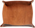 boshiho Valet Tray for Men, Leather Jewelry Catchall Key Phone Coin Box Change Caddy Bedside Storage Box (Crazy Horse Leather - Dark Brown)...