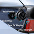 Tera J1772 to Tesla Charging Adapter: FCC Certified J1772 Charging Adapter with Lock for Tesla 3 Y S X Max 80A 250V AC Plug & Play Widely Compatib...