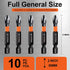 10-Pack Phillips Bits #2 Impact Magnetic 2 Phillips Bits- PH2 Bits Premium S2 Alloy Steel Phillips Head Drill Bits- Phillips Screwdriver Bits (2-I...