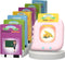 Bilingual Spanish & English Talking Flash Cards for Toddlers 1 2 3 4 5 6, Audible Toys Learning Spanish for Kids,Pocket Speech Therapy Toys Educat...