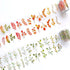 Plant Leaf Stickers 2 Roll, Clear PET Tape Stickers for Journaling, Autumn Aesthetic Stickers for Scrapbooking, Junk Journal, Crafts Decorative - ...