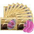 Pink Collagen Eye Mask, 30 Pairs Crystal Gold Under Eye Patches For Puffy Eyes and Dark Circles – Look Less Tired and Reduce Wrinkles and Fine Lin...