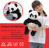 16" Panda Bear Stuffed Animal Plush Toy Cute Soft Body Doll Panda Pillow Kawaii Giant Panda, Gift for Kids Boy Girl Birthday Valentines Christmas...