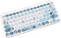 Silicone Keyboard Cover Skin for Logitech K380/Pebble Keys 2 K380s Multi-Device Bluetooth Keyboard, Gray Blue Flowers...