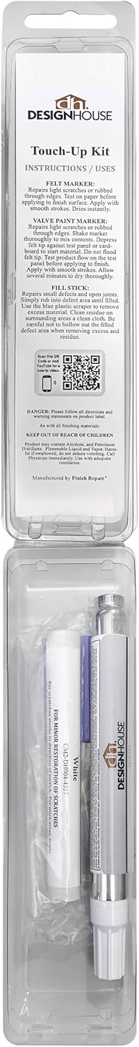 Design House 921387-WH Touch-Up Repair Kit, White...