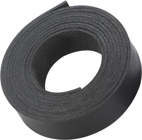 CDY Leather Strap Black 1Inch Wide 80 Inches Long, Leather Belt Strips Very Suitable for Pet Collars, Traction Ropes,Belts, Keychains, Leather Wat...