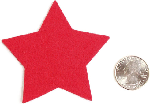Playfully Ever After 3 Inch 35pc Felt Stars (Red)...