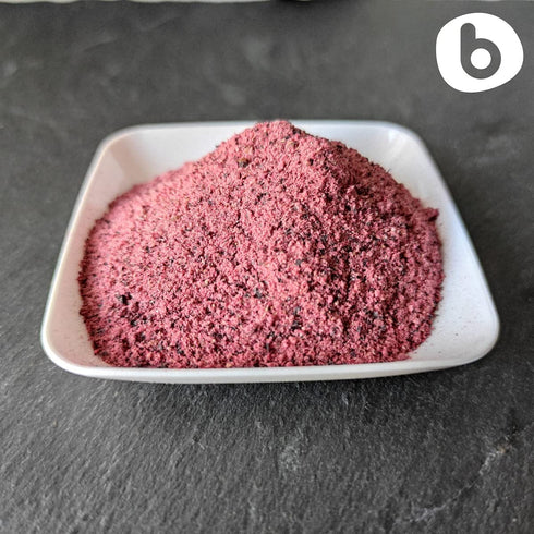 Organic Black Currant Powder from Freeze Dried Black Currants - Rich in Anthocyanins & Polyphenols - Plant Based Vitamin C - for Smoothies, Baking...