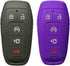 Qty(2) Alegender 5 Buttons Rubber Smart Key Cover Jacket Glove Holder for Ford Fusion Explorer F-150 Mustang Lincoln MKZ MKC Fob Remote...