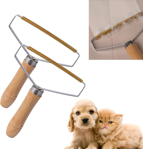 2pcs Pet Hair Remover,Portable Lint Removers,Reusable Remover Brush Tool for Clothes,Portable Lint Remover Shaver to Remove Lint from Carpets Rugs...