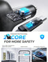 LISEN USB C 96W Super Fast Car Charger PD& QC3.0 with 5.3ft 36W Type C Coiled Cable,Car Phone Charger Adapter for iPhone 15 Pro Max Plus, Samsung ...
