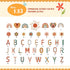Tenare 133 Pcs Boho Bulletin Board Letters Back to School Rainbow Alphabet Cutouts Set 110 Uppercase Poster Board Letters 23 Symbols ABC Letters f...