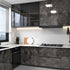 Black Marble Contact Paper Peel and Stick Countertops 15.7" x 78.7" Decorative Wallpaper Waterproof Marble Contact Paper for Countertops Removable...