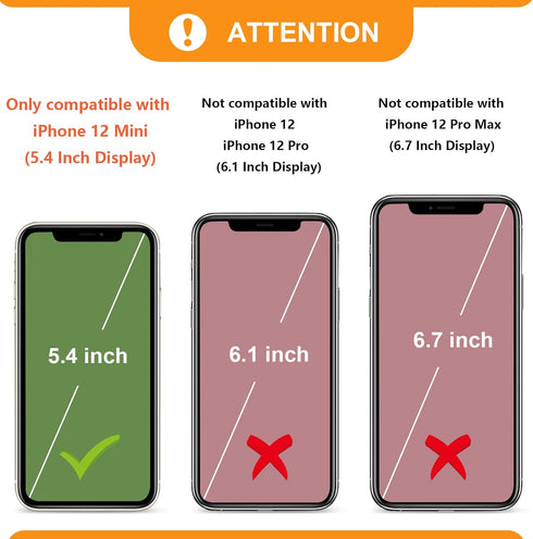 Bocasal Crossbody Wallet Case for iPhone 12 Mini Credit Card Holder PU Leather Kickstand Shockproof Detachable Cross Body Strap Lanyard Magnetic C...