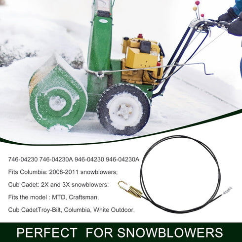 946-04230b Auger Drive Clutch Control Cable for MTD Cub Cadet Snow Blower Thrower 946-04230 946-04230A 746-04230 746-04230A...