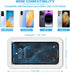 Waterproof Shower Phone Holder Wall Mounted 360°Rotation Anti Fog HD High Sensitivity Touch Screen Phone Case for Bathroom Bathtub Kitchen Mirror ...