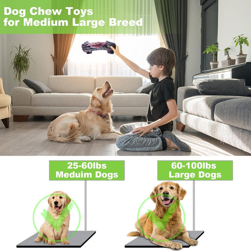 Large Dog Milk Flavored Indestructible Chew Toy, G-01 for Aggressive Chewers...