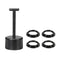 MECCANIXITY E26/E27 Socket Ring Removal Tool T Type with Lamp Shade Socket Rings for Medium Base, Light Replacing Accessories, Black Pack of 5...