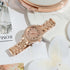 CdyBox 3Pack Ladies Diamond Watch Luxury Rhinestone Bracelet Quartz Analog Watches Set Wristwatch for Women...