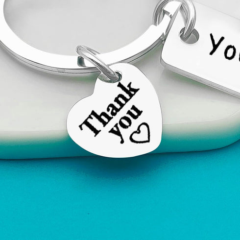 Xiahuyu 12 Pcs Thank You Gifts for Women Men Appreciation Keychain You Make A Difference Keychain Gifts for Teacher Mentor Nurse Appreciation Gift...
