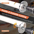 Upgraded 1/4" Hex Shank PVC Pipe Inside Cutter (4 PCS Titanium Coated Saw Blades), PVC Cutting Tool with Scaled Adjustable Depth Gauge for Cutting...