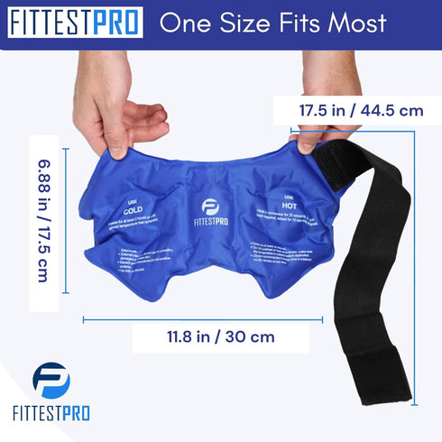 Fittest Pro Ankle Ice Pack Wrap for Swelling, Ice Pack for Ankle Injuires Reusable Ankle Cold Pack Wrap Hot Cold Therapy Ankle Ice Wrap for Sprain...