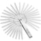 Stainless Steel Feeler Gauge Measuring Tool Dual Marked Metric and Imperial Measuring (32 Blades,0.03-1 mm)...