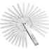 Stainless Steel Feeler Gauge Measuring Tool Dual Marked Metric and Imperial Measuring (32 Blades,0.03-1 mm)...