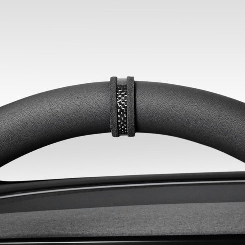 Car Steering Wheel Top Center Marker Strip Trim for Tesla Model 3 Highland 2024 Model Y X S Car Tuning Accessories Made of Alcantara Real Carbon F...