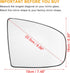 uxcell Car Right Passenger Side Heated Mirror Glass Replacement W/Backing Plate for BMW X5 2007-2011 for BMW X6 2008-2011 No.51167174980/511672981...