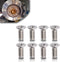 8 PCS Braking Disc Rotor Screws Kit, Stainless Front Rear Braking Set Bolts, Suitable for Honda Hyundai and Kia Models Best Alternative to Mazda (...