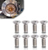 8 PCS Braking Disc Rotor Screws Kit, Stainless Front Rear Braking Set Bolts, Suitable for Honda Hyundai and Kia Models Best Alternative to Mazda (...