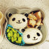 Bento Accessories Rice Ball Mold,Cartoon Panda Sushi Maker Mould Seaweed Cutter Bento Nori Kitchen Rice Mould for Kids PackedLunch Kitchen Tools...