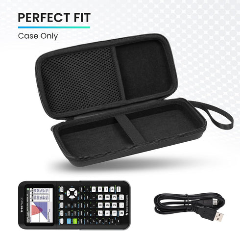 Graphing Calculator Case for Texas Instruments TI-84 Plus CE, Carrying Box Protective Case for TI-83 Plus CE Ti-85 Ti-89 Ti-82 Plus/C CE ,Hard EVA...