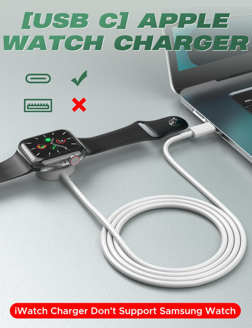 ??????????? ?????? ??? for Apple Watch Charger USB C Magnetic iWatch Charger Wireless Portable Compatible with iWatch Ultra2 Ultra Series 9/8/7/6/...