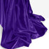 Homiest Purple Satin Fabric by The Yard, 1 Yard x 58 Inch Charmeuse Satin Fabric Silky & Shiny Cloth Fabric, Smooth Bridal Satin Fabric for Weddin...