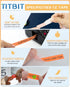 TITBIT Compatible Orange Label Tape Replacement for Brother P Touch TZ Tape 12mm 0.47 TZe-B31 Laminated Black on Fluoresent Orange Tze B31 for P T...