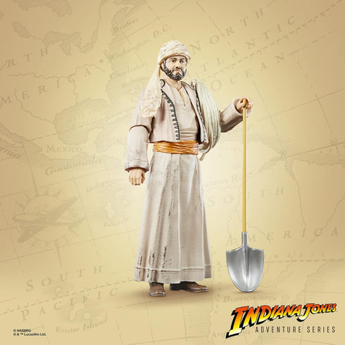 Indiana Jones and The Raiders of The Lost Ark Adventure Series Sallah Toy, 6-inch Action Figures, Kids Ages 4 and Up...