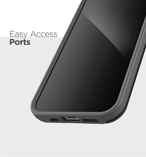 ENCASED Protective iPhone 12 Pro Max Wallet Case with Card Holder (Black)...